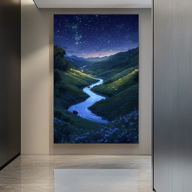 A Night Sky Painting